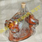 Hegedű Pálinkás Készlet 6 Pohárral