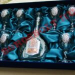 Boros Ajándék Készlet Szőlős Ón Díszítéssel