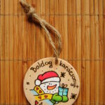 4DB Karácsonyi Fa Ajándékkísérő, Személyre szabott, Kézműves