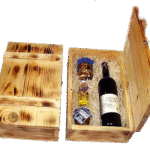 Égetett fadoboz 1-es és 2-es kivitelben, Ajándék Borkiöntő szellőztetővel, Gravírozva is