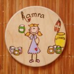 Fa Ajtójelölő Dísz, Kamra, Kézműves