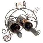 Asztali Fém Bortartó 2 palacknak