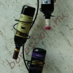 Fali Kovácsoltvas Bortartó 3 Palacknak