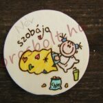 Fa Ajtójelölő Dísz, Lányszoba, Kézműves