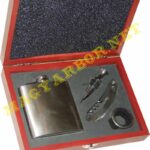 Boros Készlet Fém Flaskával Díszdobozban