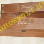 Elegant Boros Fadoboz Dió Színű