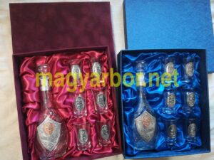 Pálinkás Készlet Magyar Címeres