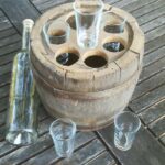 Használt Tölgyfa Hordóból készült Pálinkás Készlet