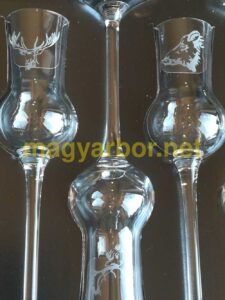 6db-os Vadászos Pálinkás Pohár Készlet Díszdobozban, Vadállatos Gravírozással 6db-os Vadászos Pálinkás Pohár Készlet Díszdobozban, Vadállatos Gravírozással